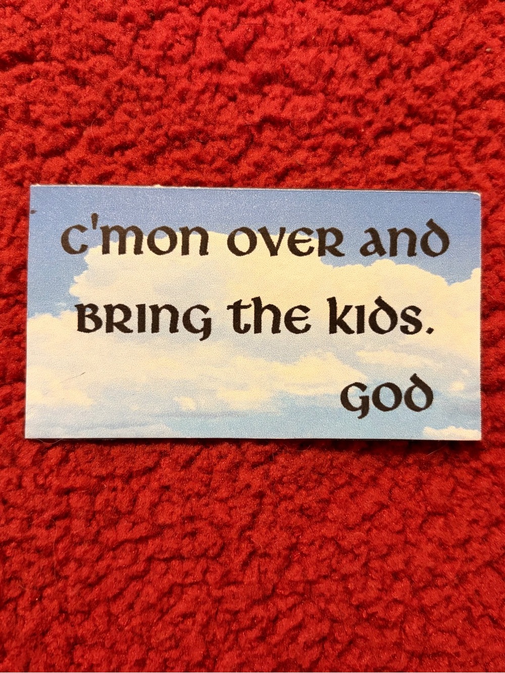 Messages from God magnet